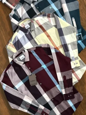 Burberry luxury original quality 2024 in store shirt collection