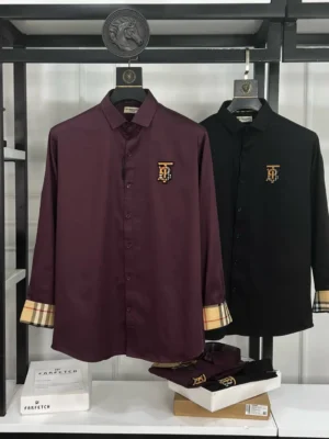 Burberry luxury original quality 2024 in store shirt collection