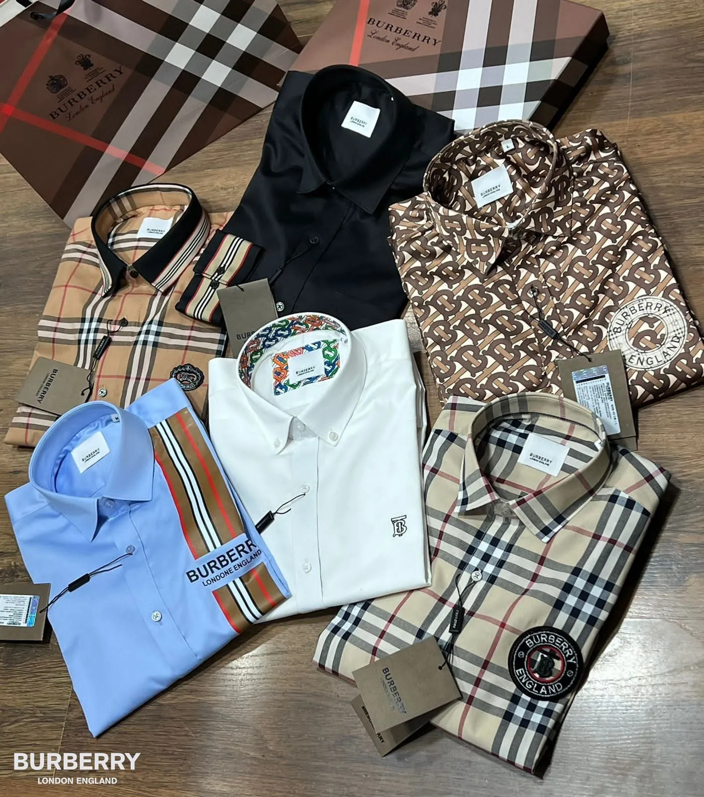 Burberry luxury original quality 2024 in store shirt collection - Image 2