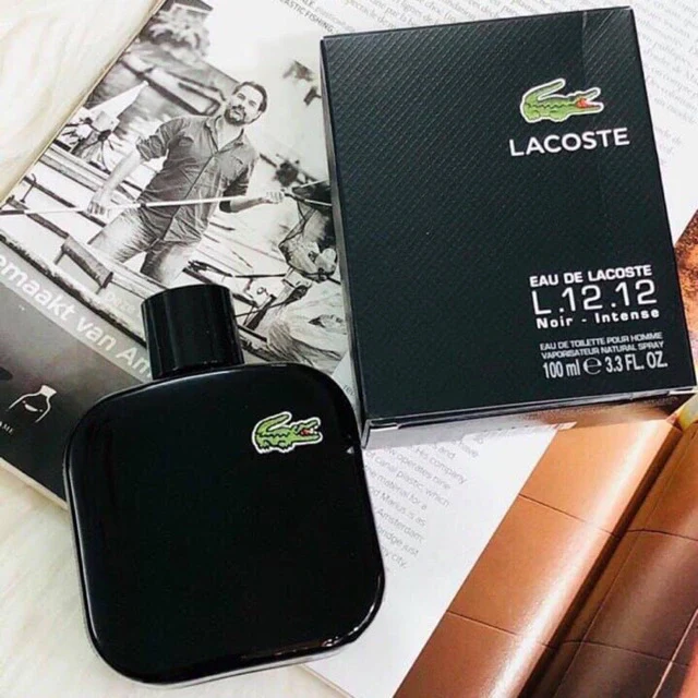 Lacostte L.12.12 NOIIR EAU DE TOILETTE (100ML) - Image 4