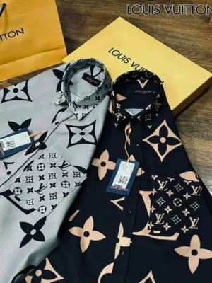 Louis Vuitton luxury original quality 2024 in store shirts