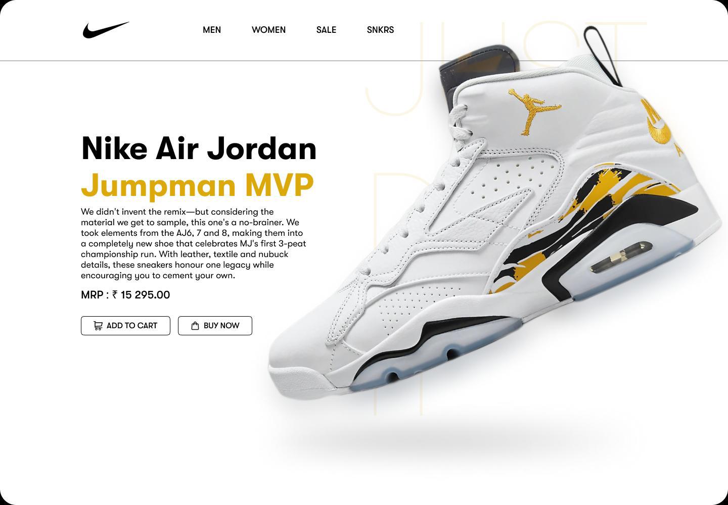 Nike jordan retro7 premium sports sneaker - Image 8