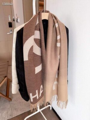 CHANEL Woolen Stole ? Winter Luxury in Cashmere