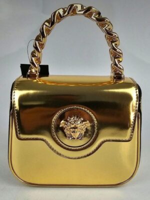 Imported La Medusa imported leather mini bag women