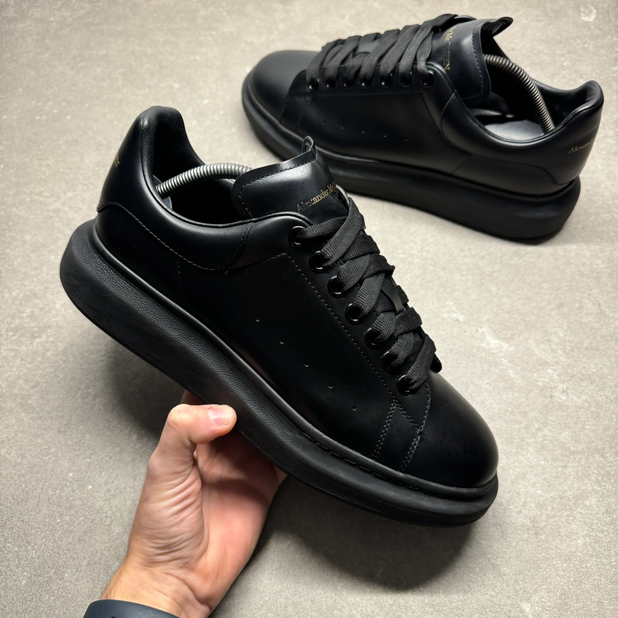Alexandre McQueen imported pirate black shoes - Image 3