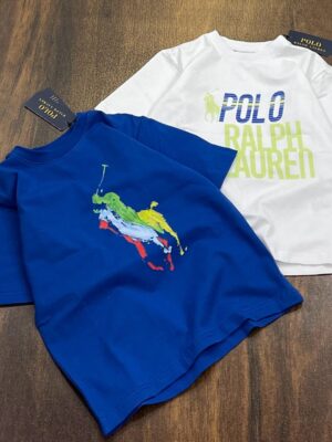 RALPH SUPERIOR COTTON LYCRA ROUND NECK FOR KIDS