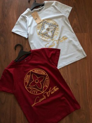 LOUIS VUITTON SUPERIOR COTTON LYCRA TEES FOR BOYS