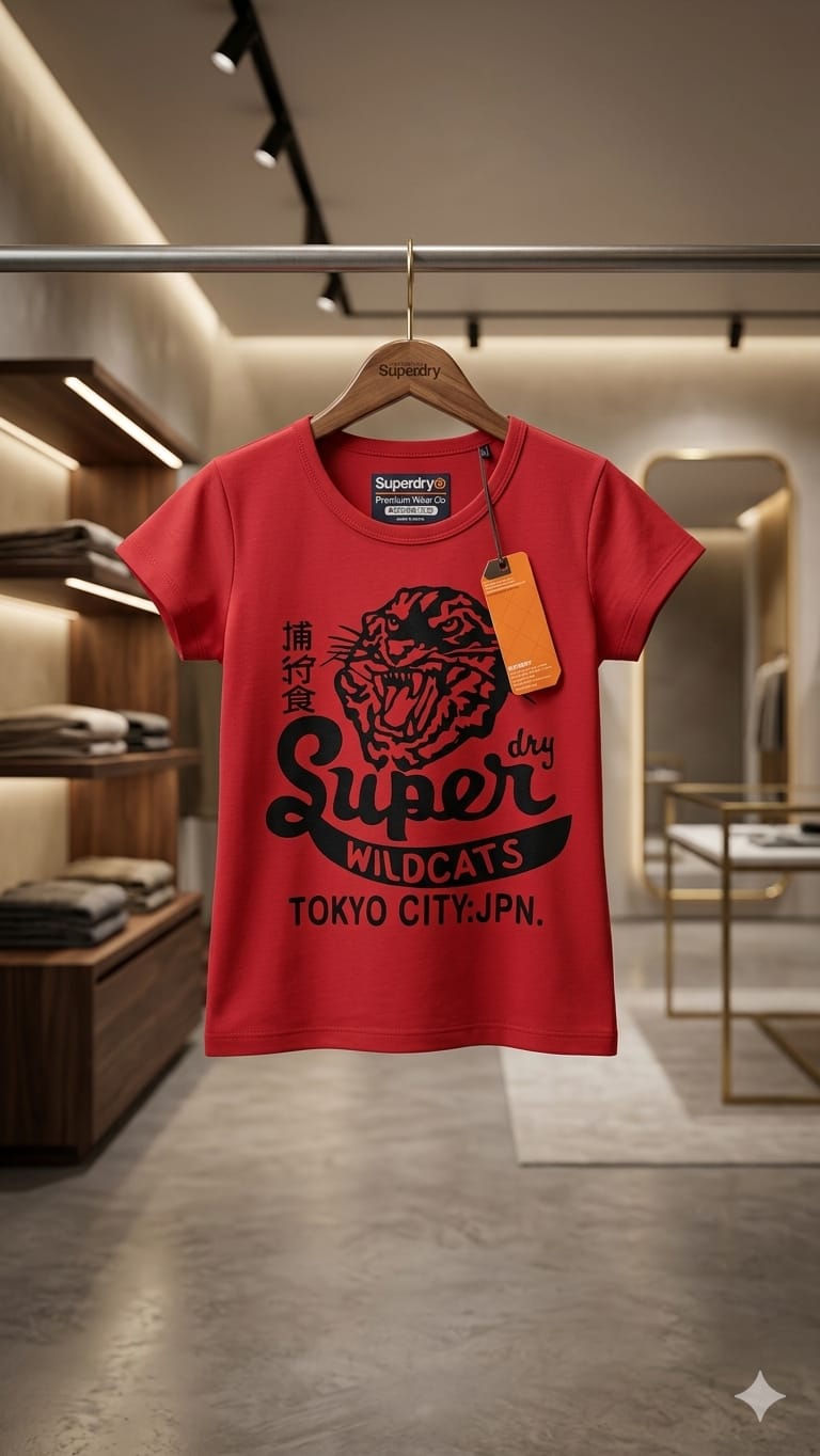 imported premium crew neck kids t shirts brown, 2xl