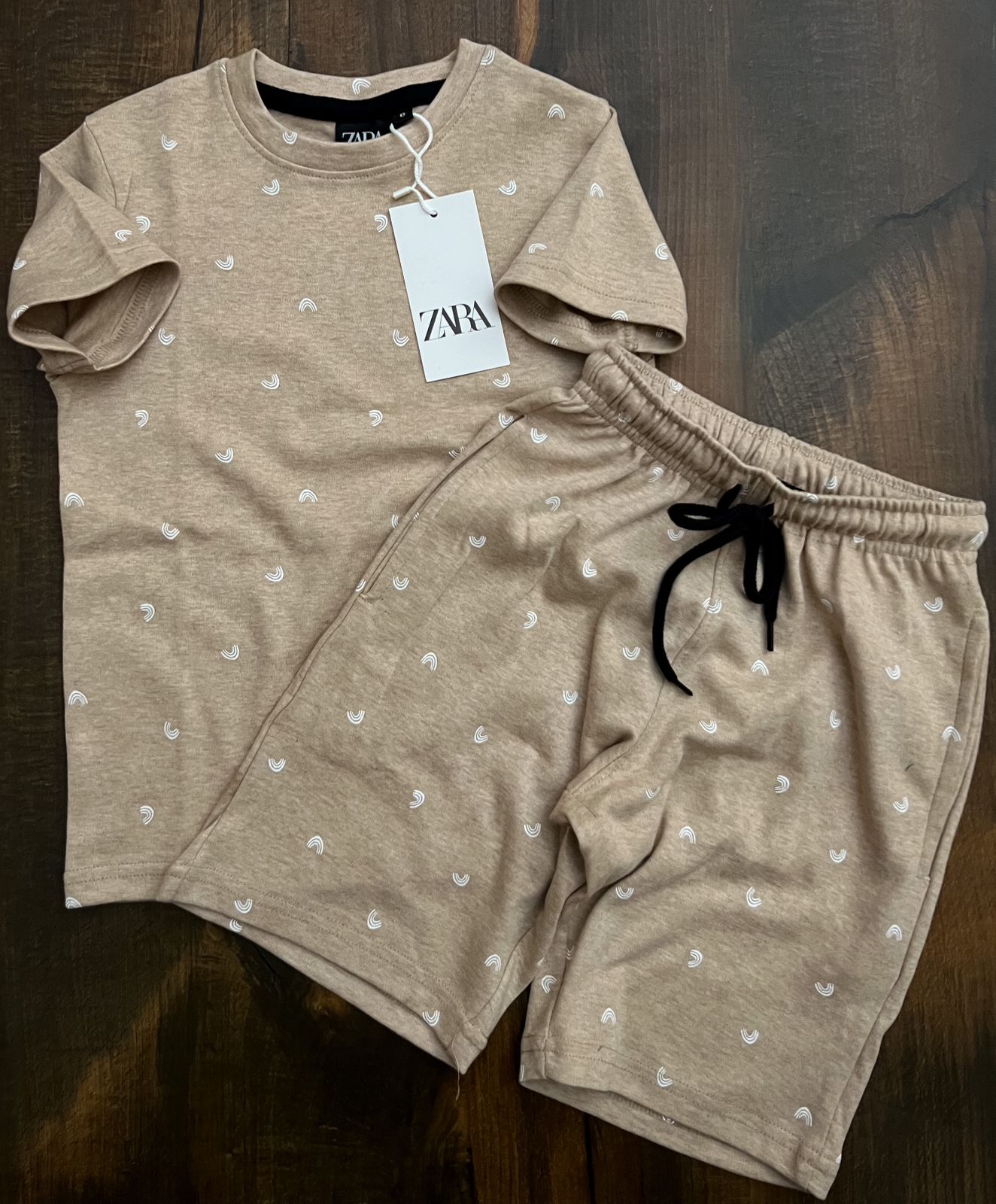 imported premium crew neck kids t shirts brown, 2xl