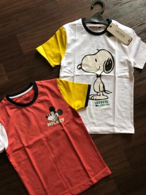 ZARA LACOSTE KIDS PREMIUM COTTON LYCRA ROUND NECKS