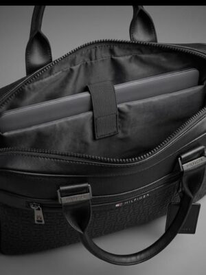 TOMMY HILFIGER LAPTOP BAGS PREMIUM LEATHER QUALITY