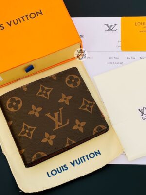 LOUIS VUITTON MEN?s WALLET BROWN MONO WALLET