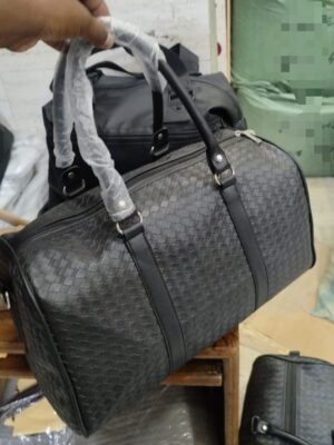 DESIGNER BOTTEGA SERIES RICH BLACK DUFFLE Tote BAGS
