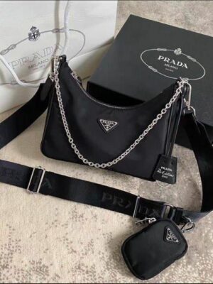 PRADA POCHETTE IN NYLON FABRIC PREMIUM QUALITY for women